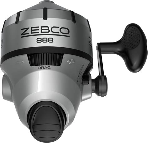 Zebco 888 Spincast Fishing Reel, Size 80 Reel, Changeable .